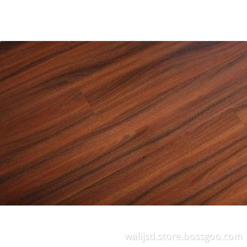 E0 HDF Red brown colored Laminate Flooring For shop with Sc